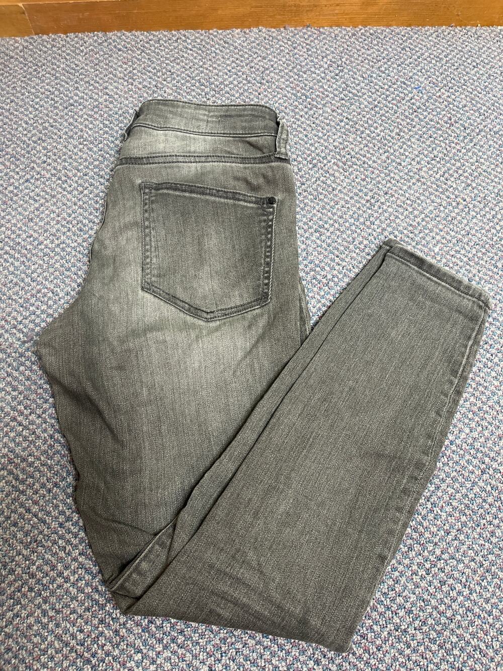 Pilcro and the Letterpress Gray Stet Jean size 27